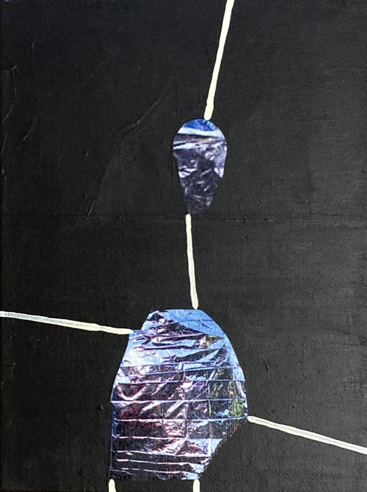 Marietta Hug Kunstschaffende: 2021d - Mischtechnik auf Gewebe,Karton 15x20cm