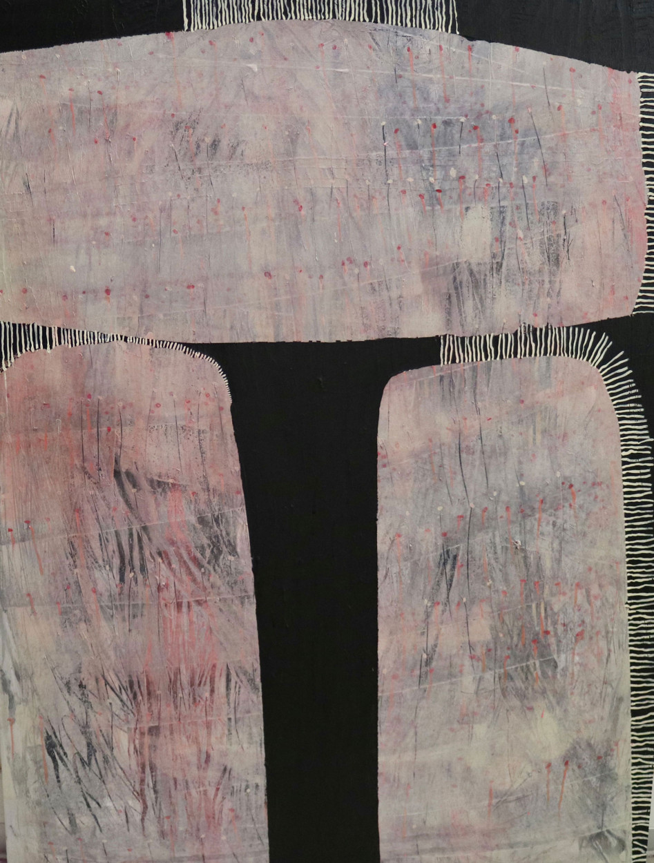 Marietta Hug Kunstschaffende: 2016-2019 -  Acryl auf Holz 90x120cmx1cm