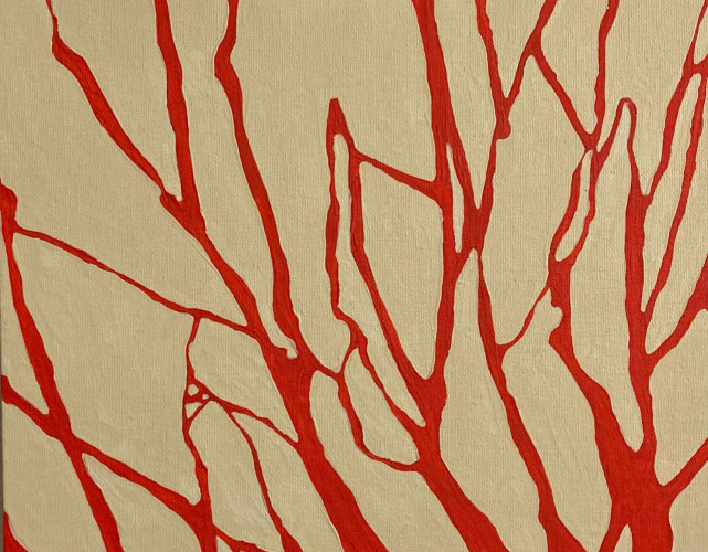 Marietta Hug Kunstschaffende: 2020c - Acryl auf Gewebe,Karton 24x30cm