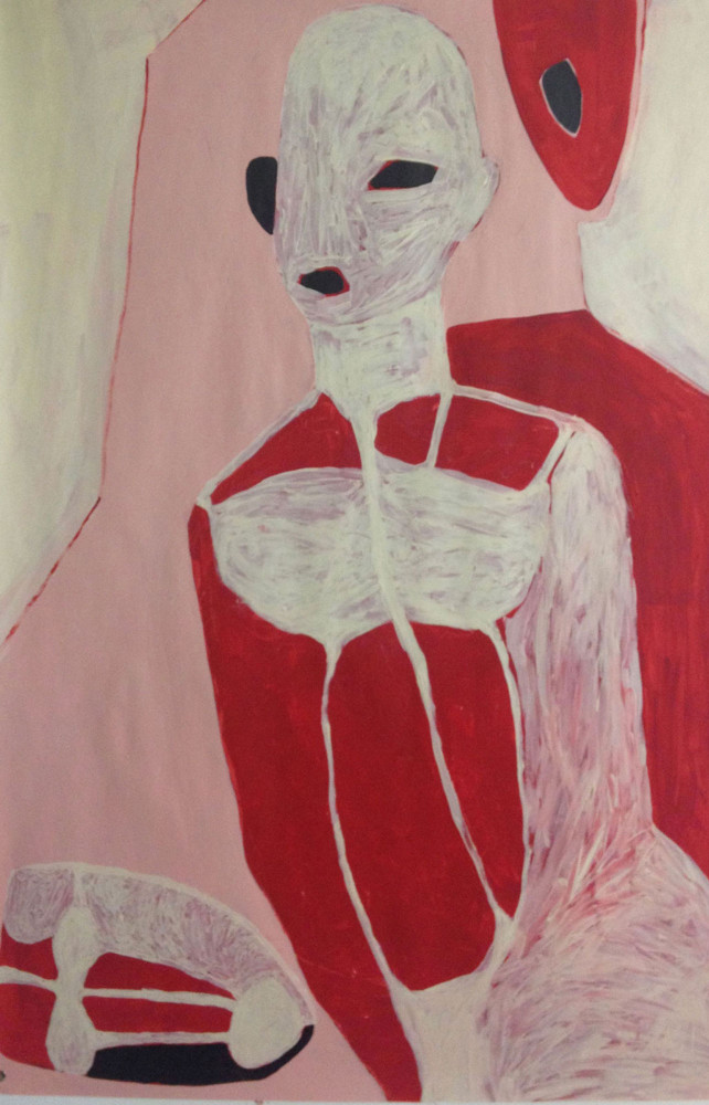 Marietta Hug Kunstschaffende: 2016-2019 - Acryl auf Papier 80x120cm