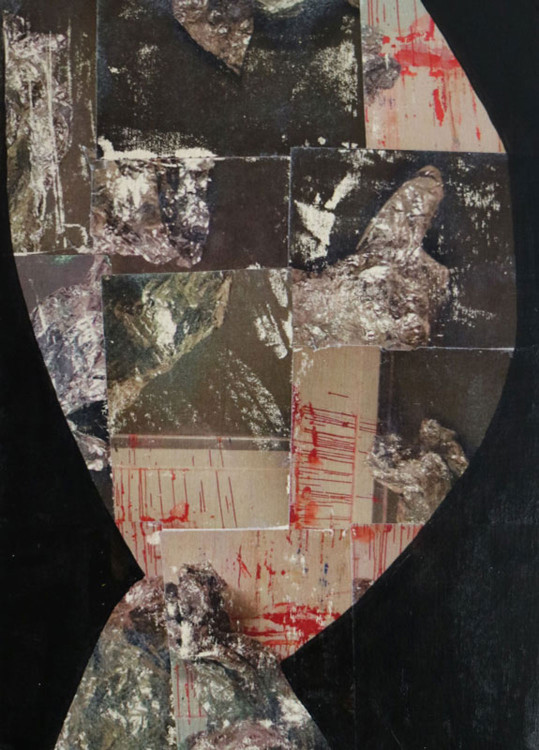 Marietta Hug Kunstschaffende: 2021a - Mischtechnik auf Holz 20x30x0,5cm