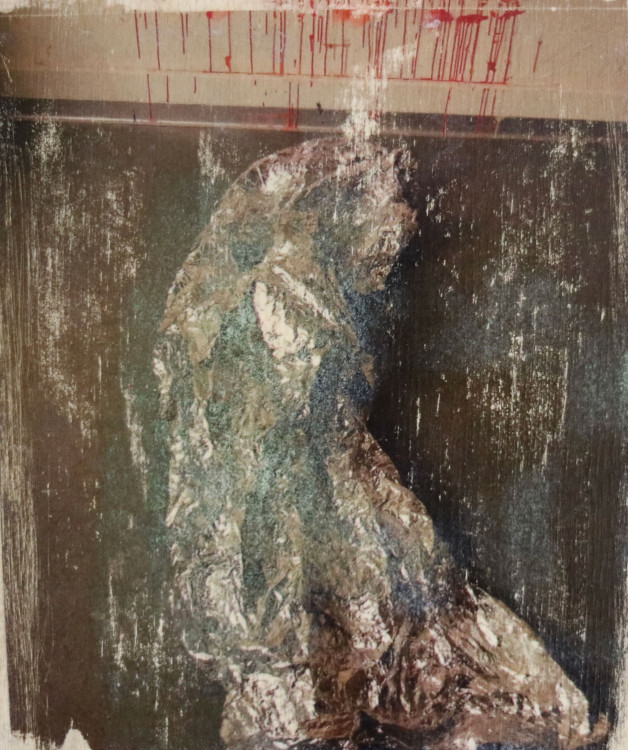 Marietta Hug Kunstschaffende: 2021a - Mischtechnik auf Holz 16x22x0,8cm